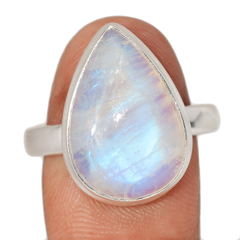 Blue Fire Moonstone Ring - BFMR4970