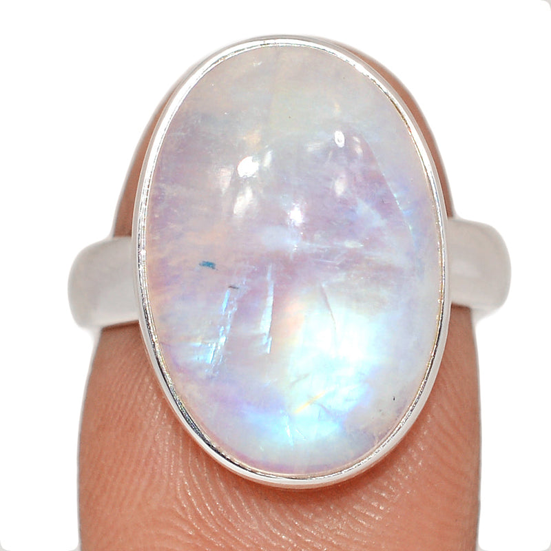 Blue Fire Moonstone Ring - BFMR4975
