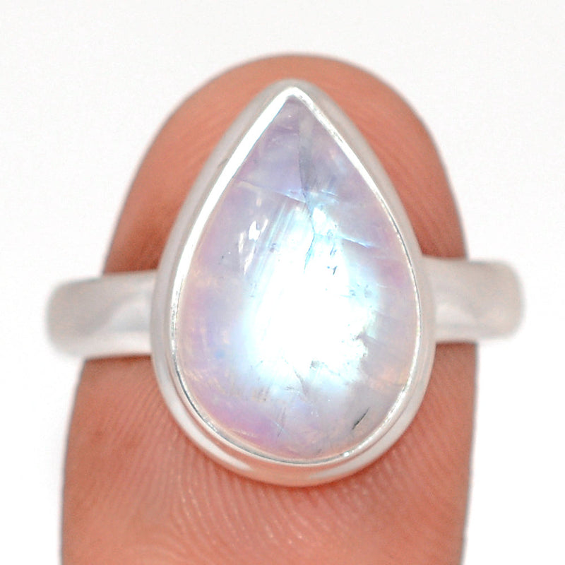 Blue Fire Moonstone Ring - BFMR4981