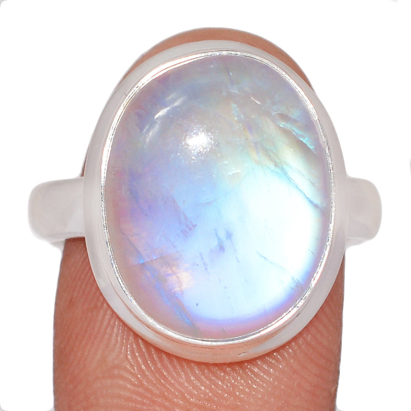 Blue Fire Moonstone Ring - BFMR4982