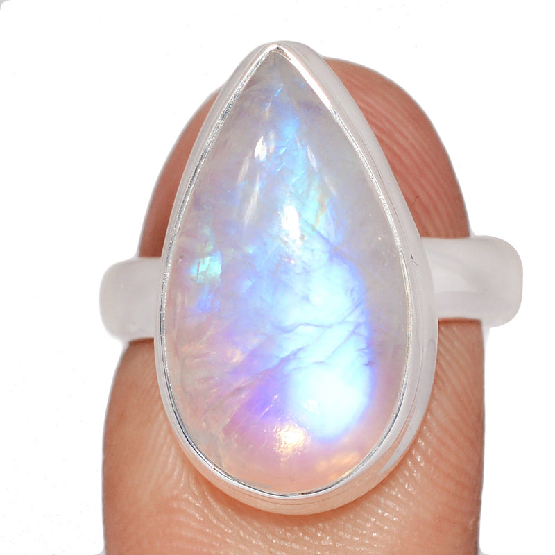 Blue Fire Moonstone Ring - BFMR4983