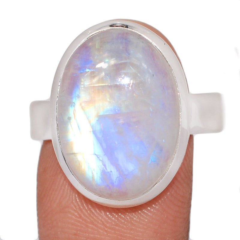 Blue Fire Moonstone Ring - BFMR4984