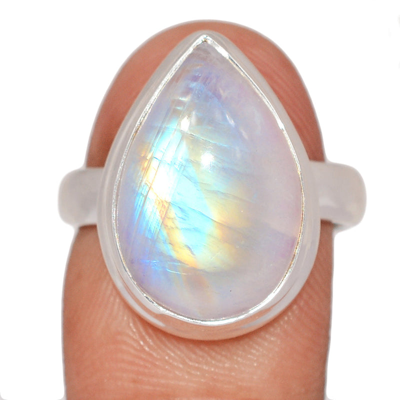 Blue Fire Moonstone Ring - BFMR4992