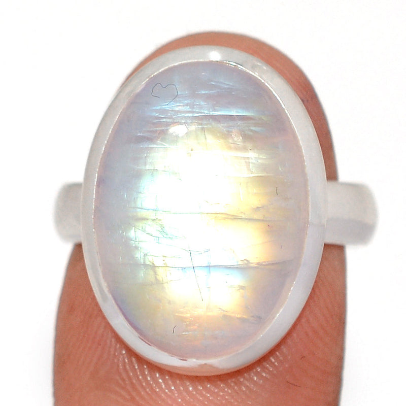 Blue Fire Moonstone Ring - BFMR4994