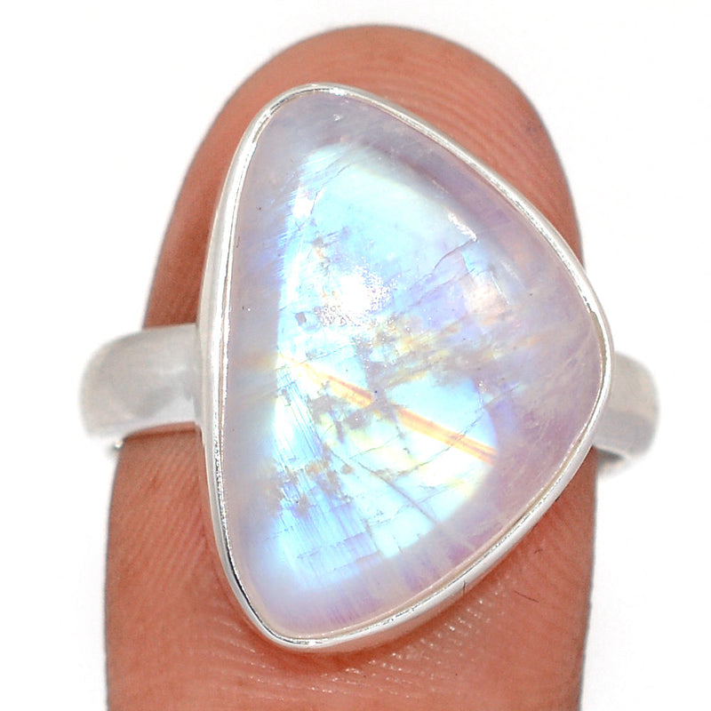 Blue Fire Moonstone Ring - BFMR4995