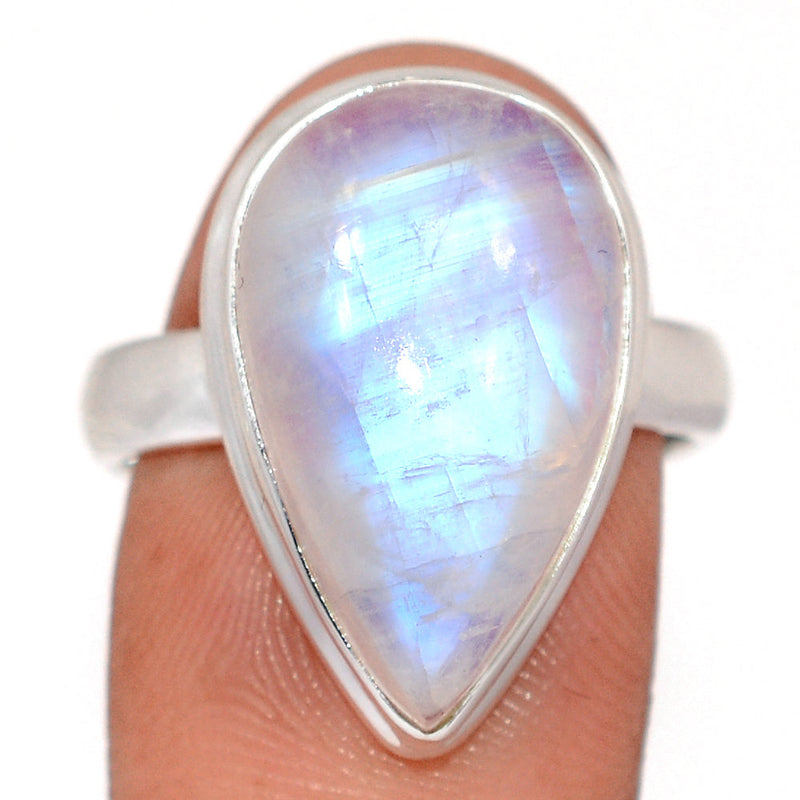 Blue Fire Moonstone Ring - BFMR4998