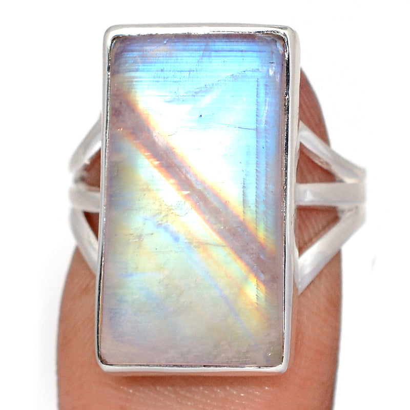 Blue Fire Moonstone Ring - BFMR5001