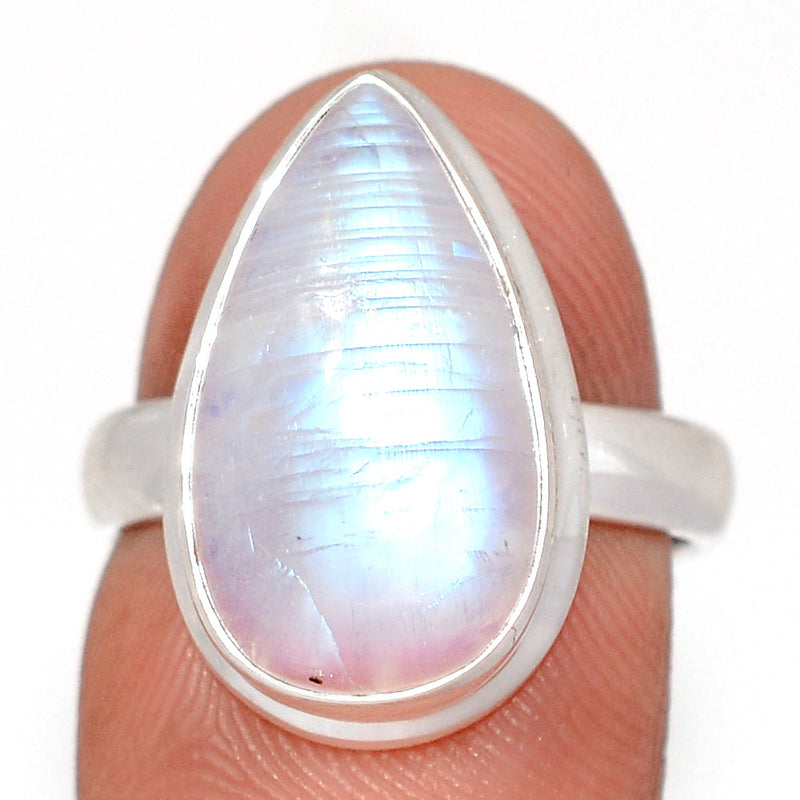 Blue Fire Moonstone Ring - BFMR5003