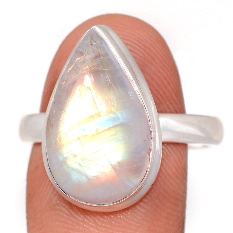 Blue Fire Moonstone Ring - BFMR5009