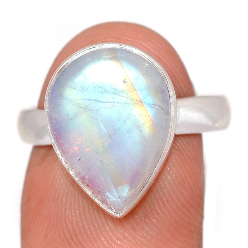 Blue Fire Moonstone Ring - BFMR5010
