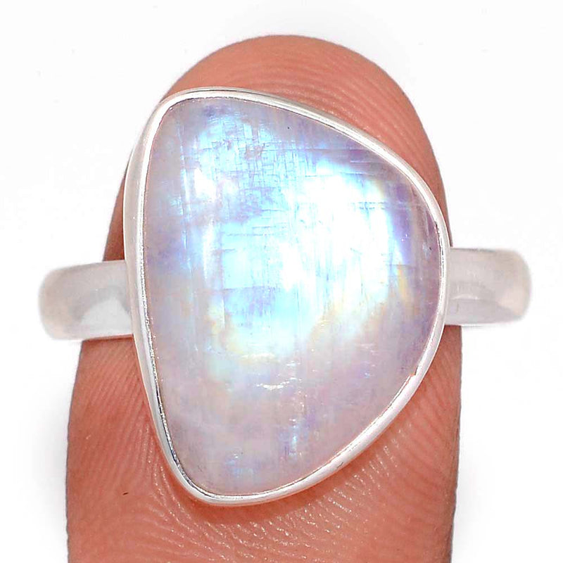 Blue Fire Moonstone Ring - BFMR5012