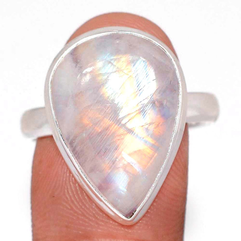 Blue Fire Moonstone Ring - BFMR5013