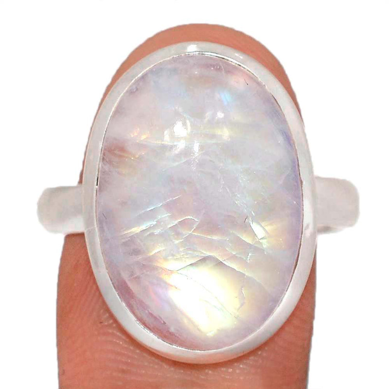 Blue Fire Moonstone Ring - BFMR5014