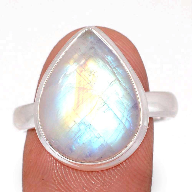 Blue Fire Moonstone Ring - BFMR5015