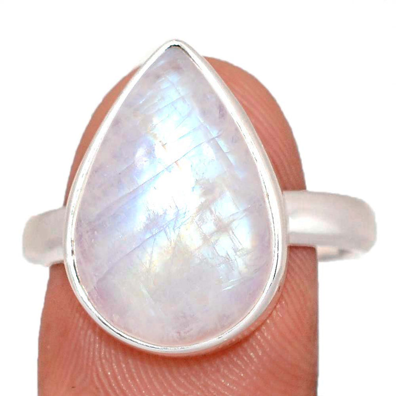 Blue Fire Moonstone Ring - BFMR5016