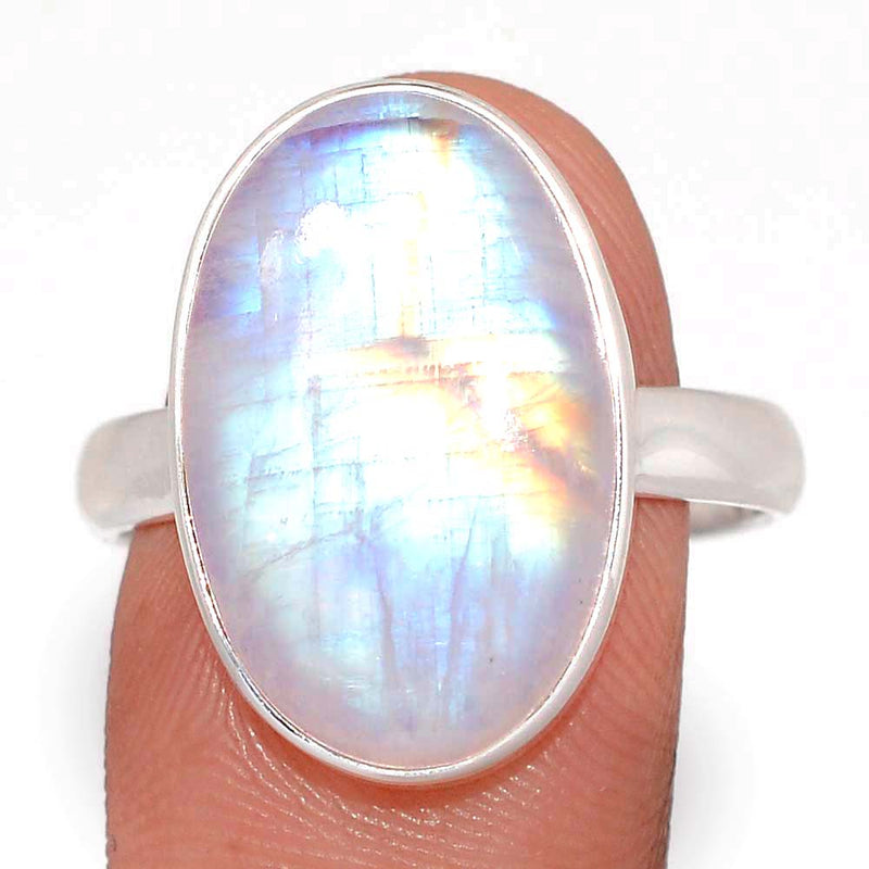 Blue Fire Moonstone Ring - BFMR5020