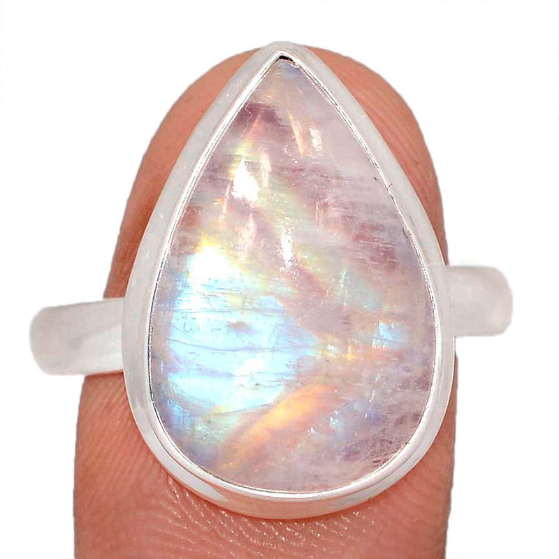 Blue Fire Moonstone Ring - BFMR5022