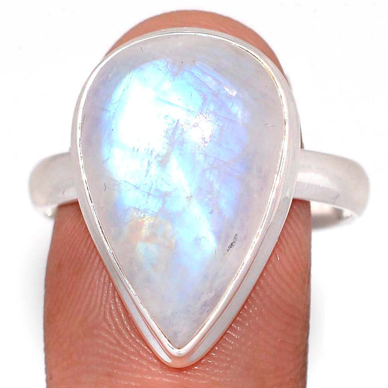 Blue Fire Moonstone Ring - BFMR5023