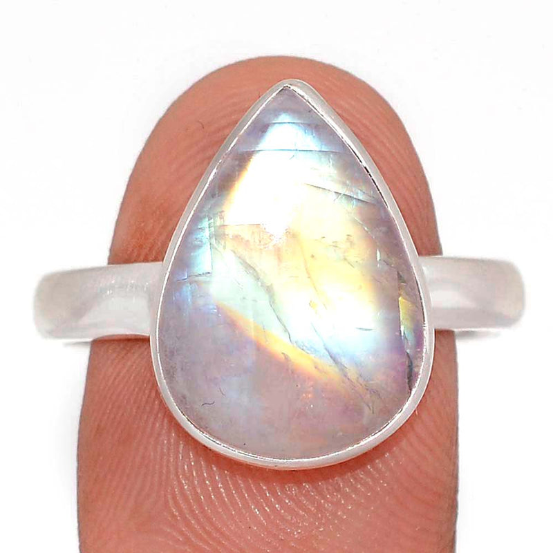 Blue Fire Moonstone Ring - BFMR5024