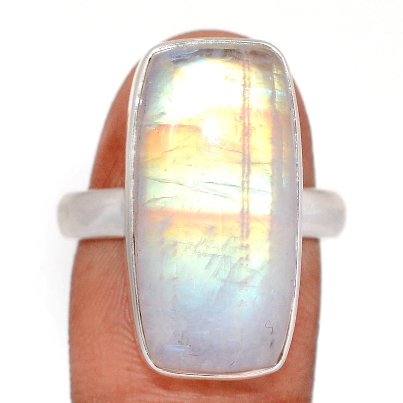 Blue Fire Moonstone Ring - BFMR5026
