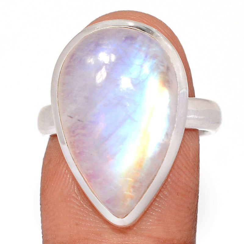 Blue Fire Moonstone Ring - BFMR5027