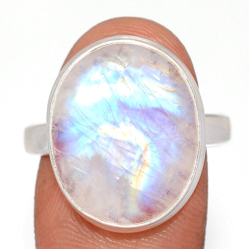 Blue Fire Moonstone Ring - BFMR5028