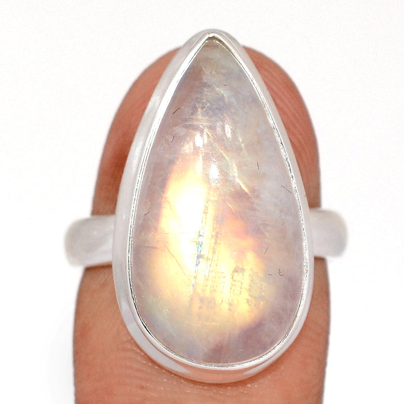 Blue Fire Moonstone Ring - BFMR5031
