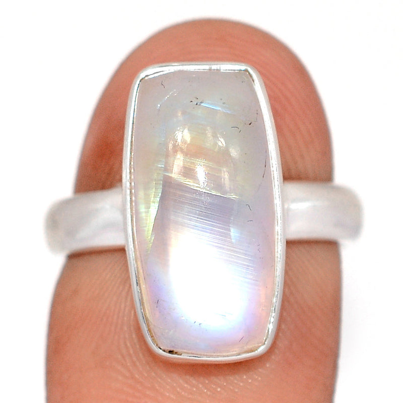 Blue Fire Moonstone Ring - BFMR5032