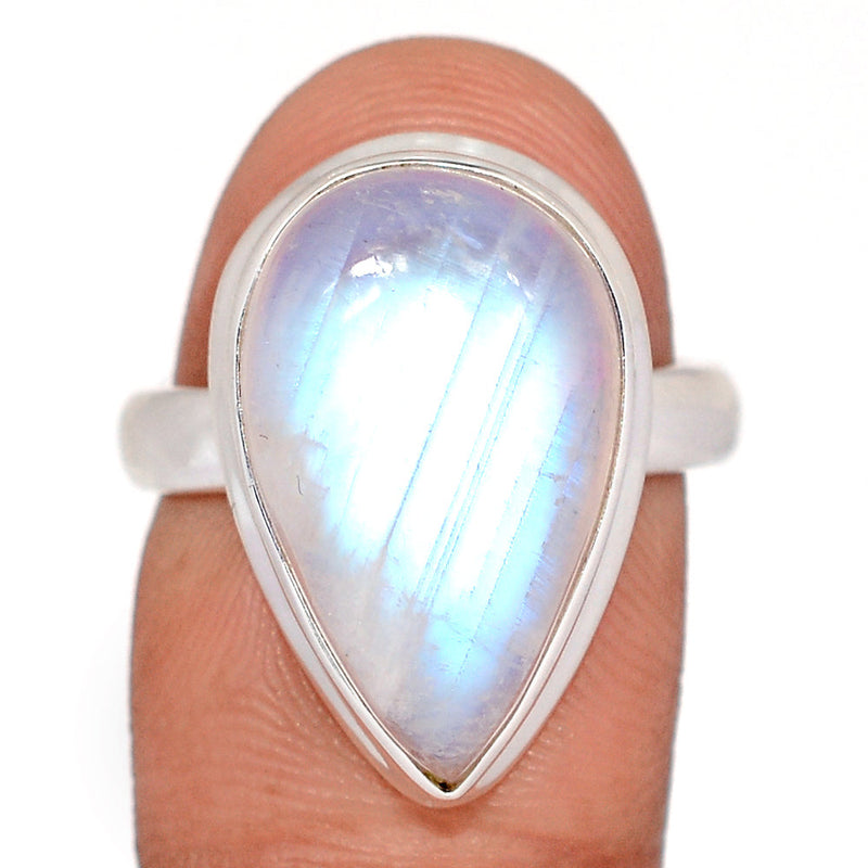 Blue Fire Moonstone Ring - BFMR5033
