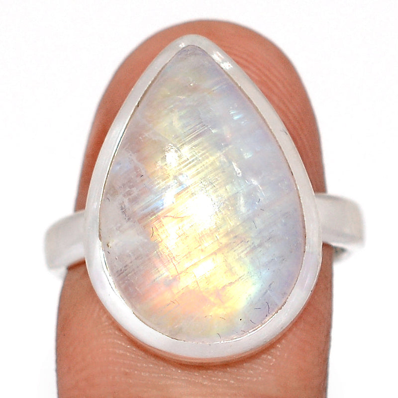 Blue Fire Moonstone Ring - BFMR5034