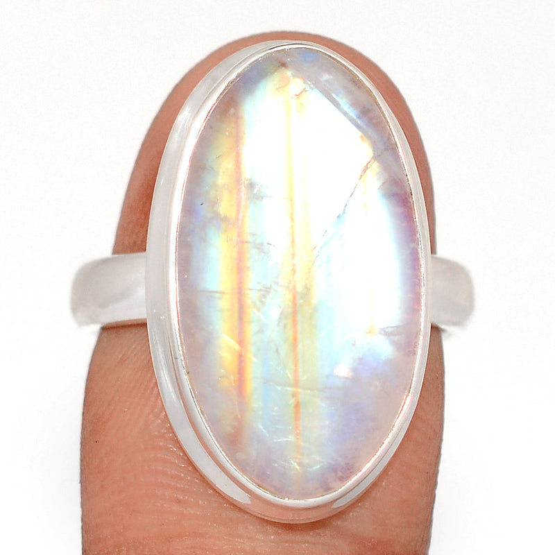 Blue Fire Moonstone Ring - BFMR5035