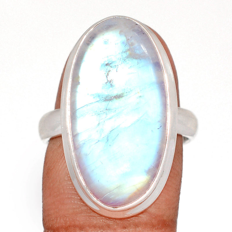 Blue Fire Moonstone Ring - BFMR5038