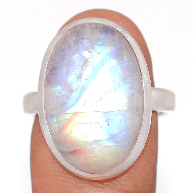 Blue Fire Moonstone Ring - BFMR5039