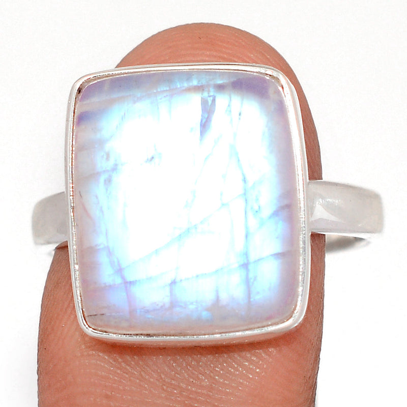 Blue Fire Moonstone Ring - BFMR5040