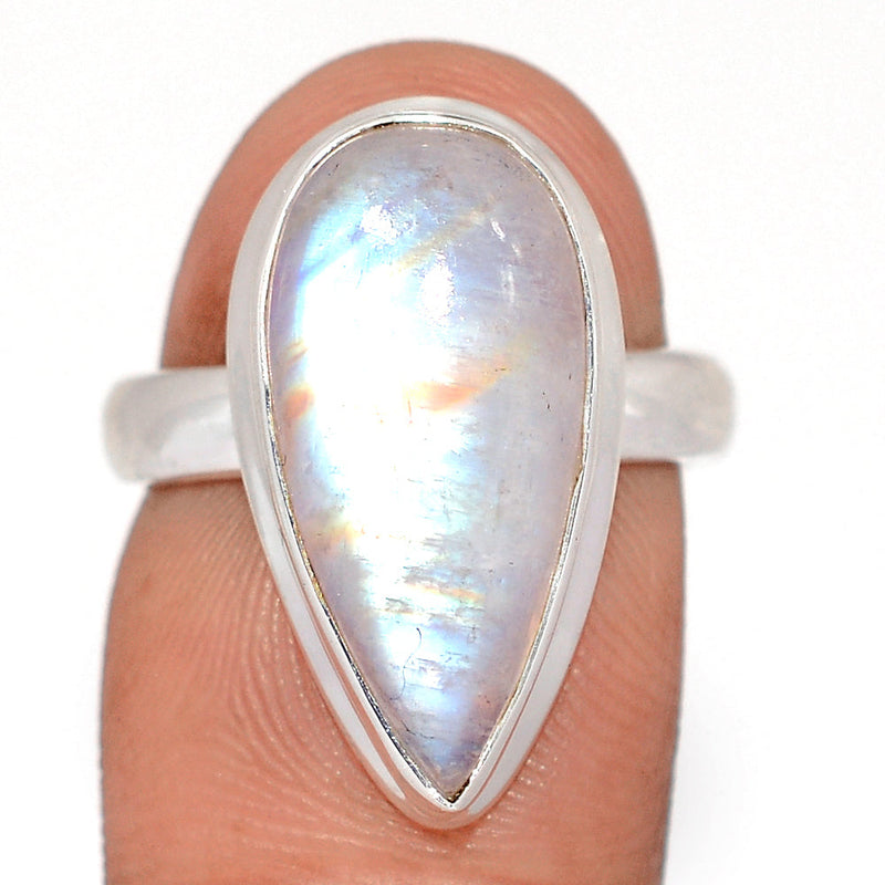 Blue Fire Moonstone Ring - BFMR5042