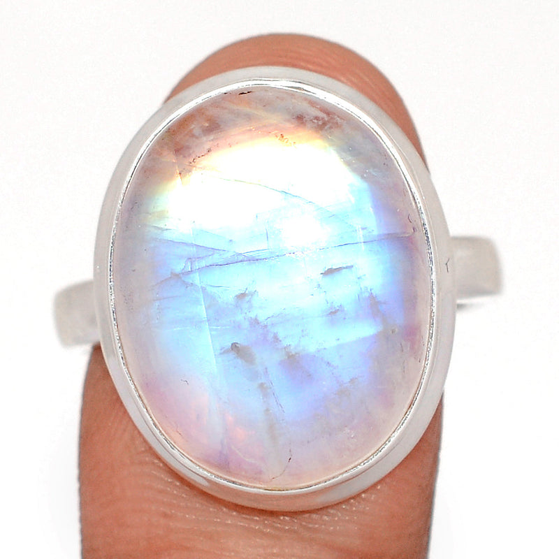 Blue Fire Moonstone Ring - BFMR5044
