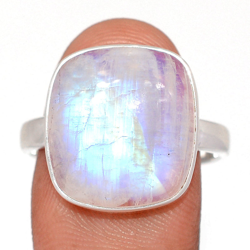Blue Fire Moonstone Ring - BFMR5045