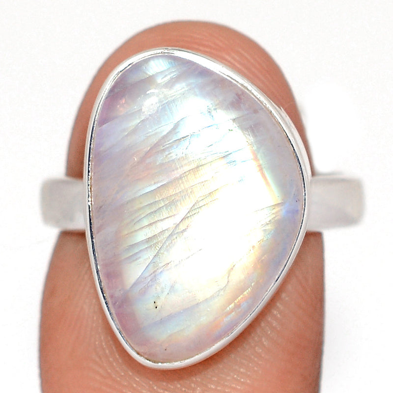Blue Fire Moonstone Ring - BFMR5046