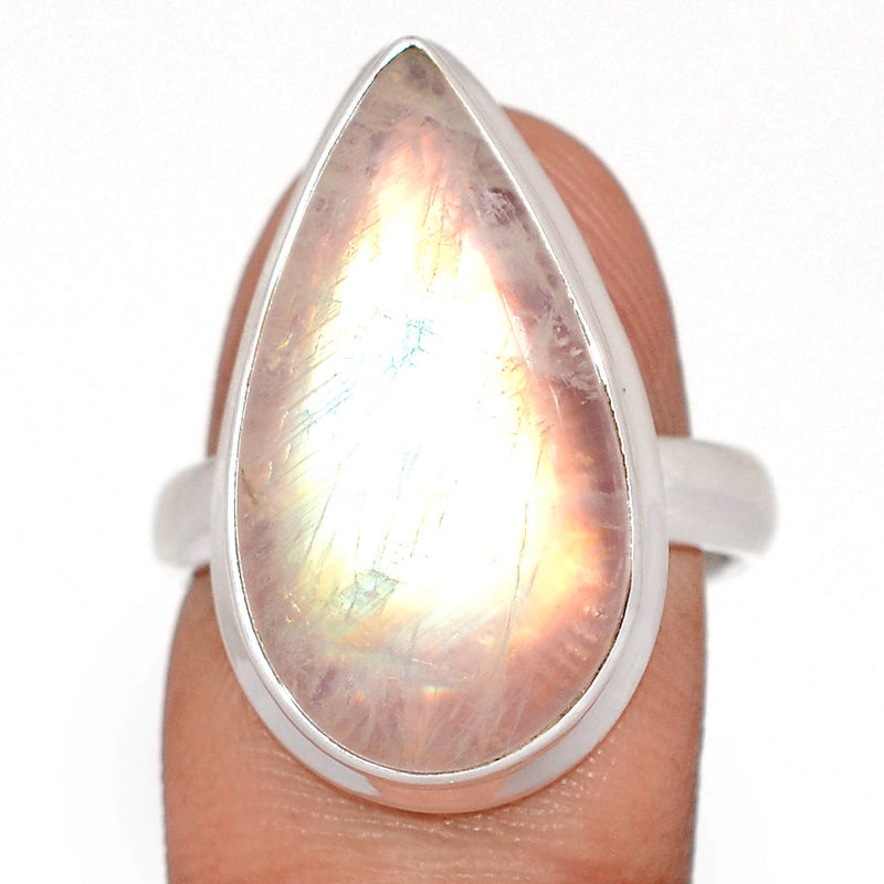 Blue Fire Moonstone Ring - BFMR5054