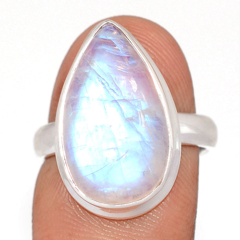 Blue Fire Moonstone Ring - BFMR5055