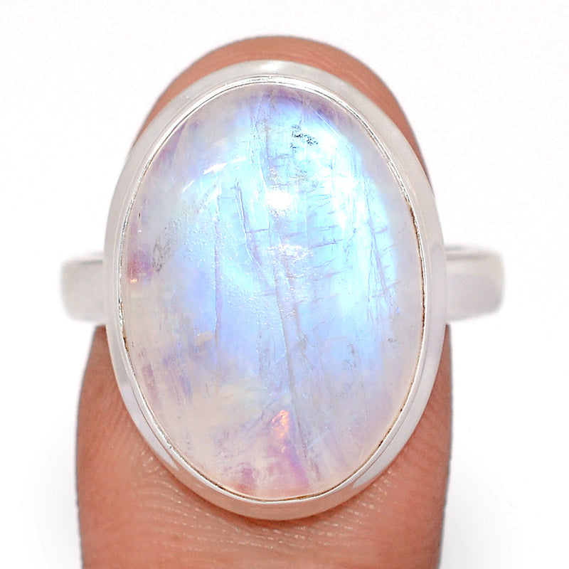 Blue Fire Moonstone Ring - BFMR5056