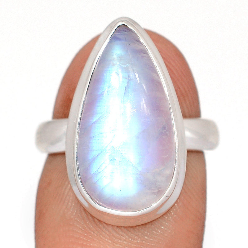 Blue Fire Moonstone Ring - BFMR5058