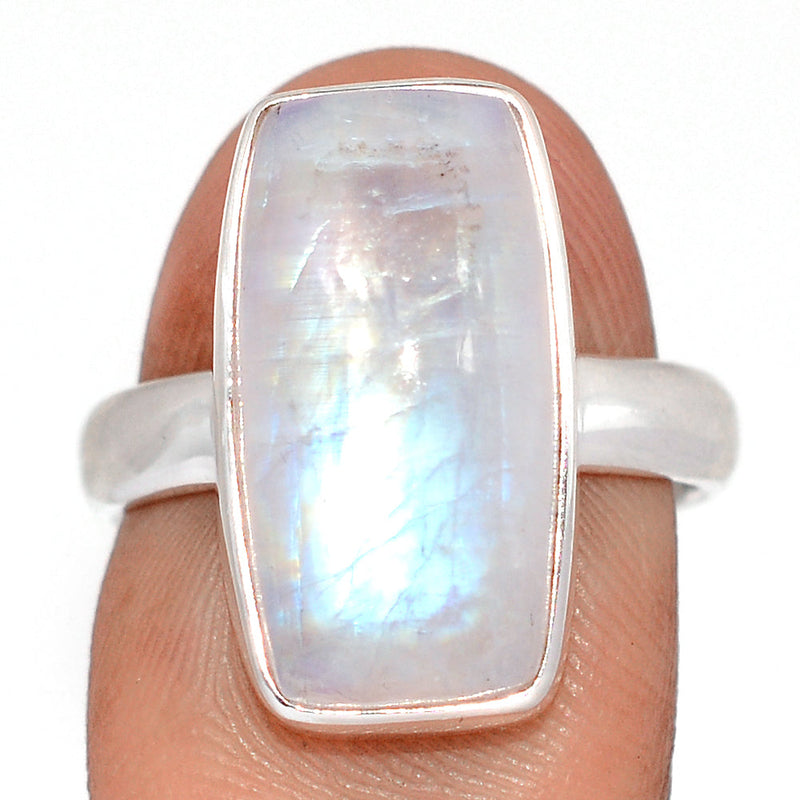 Blue Fire Moonstone Ring - BFMR5059