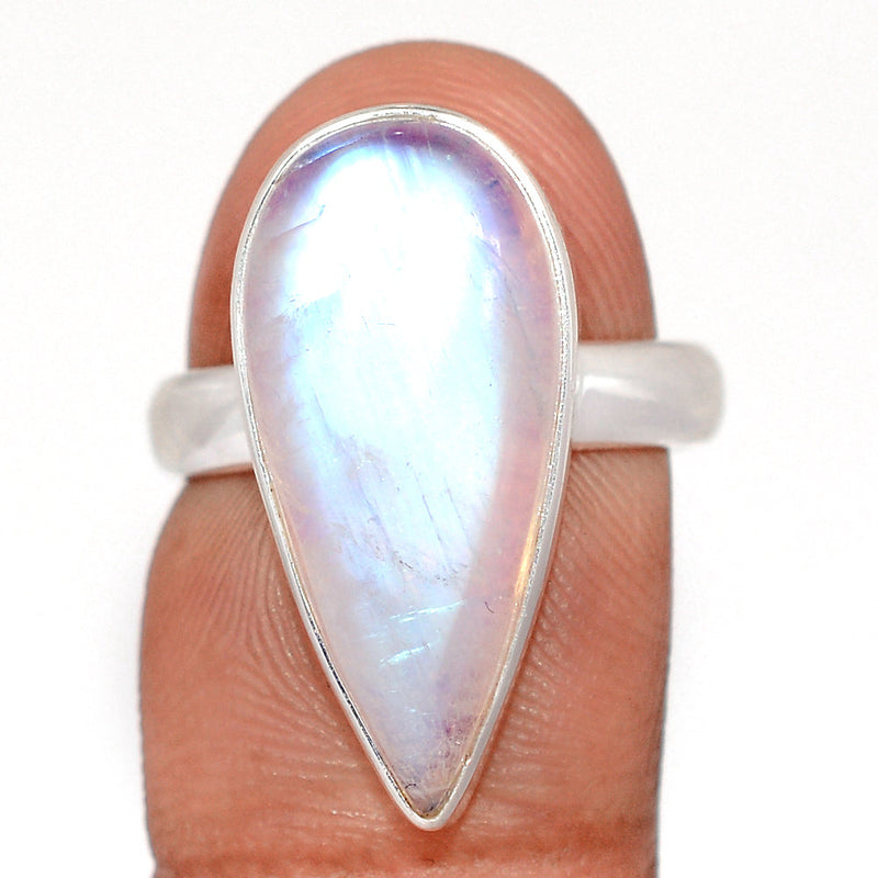 Blue Fire Moonstone Ring - BFMR5062