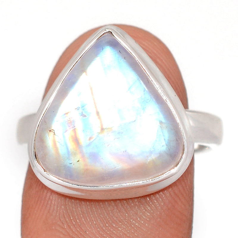 Blue Fire Moonstone Ring - BFMR5064