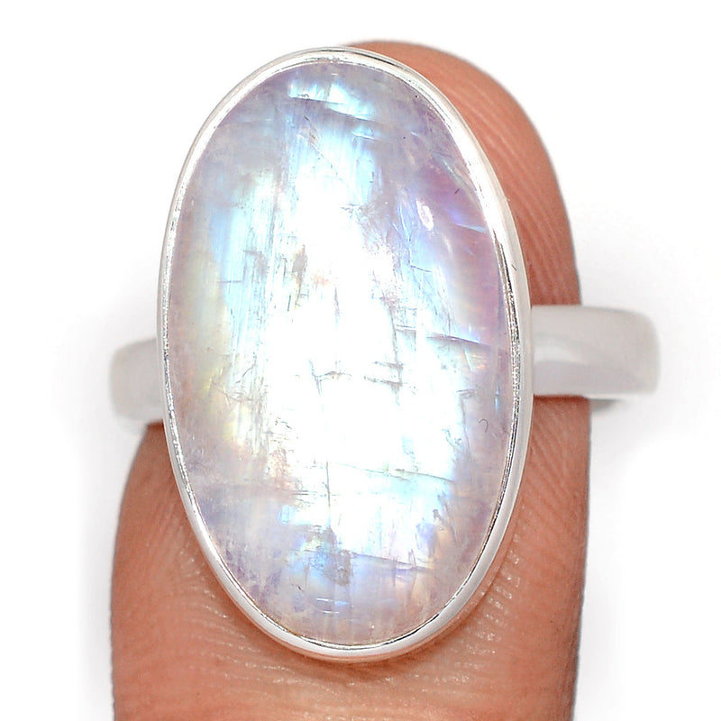 Blue Fire Moonstone Ring - BFMR5065