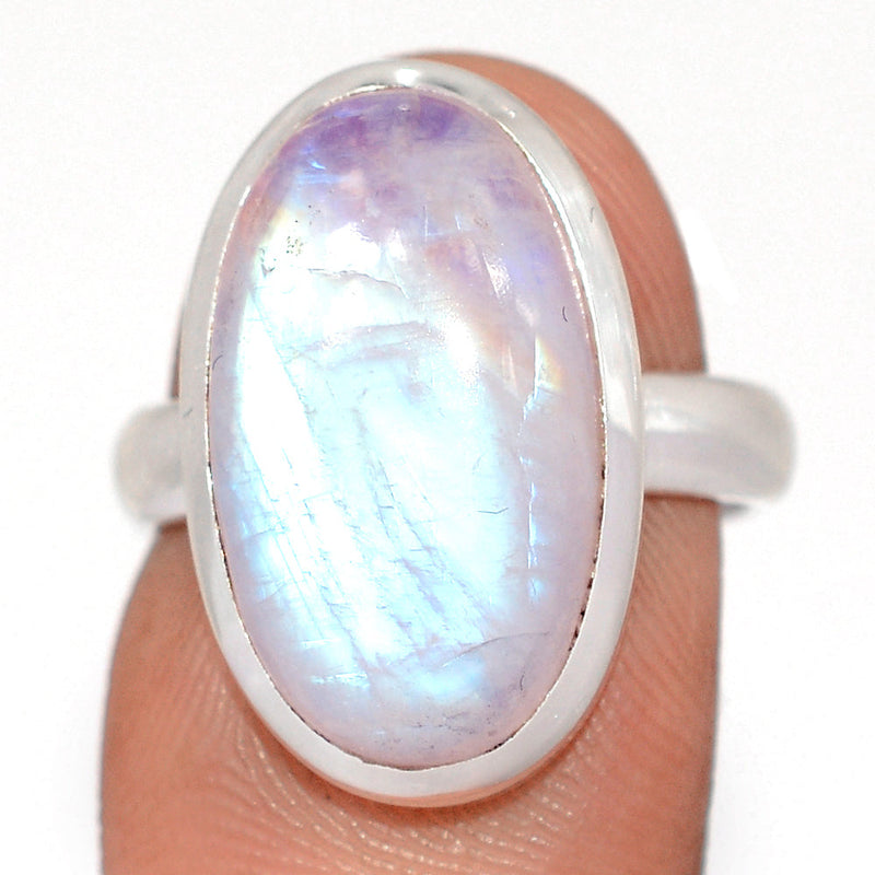 Blue Fire Moonstone Ring - BFMR5066