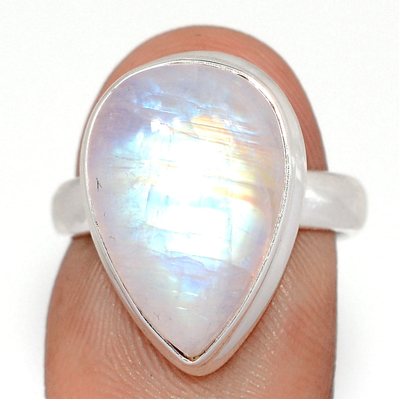 Blue Fire Moonstone Ring - BFMR5067