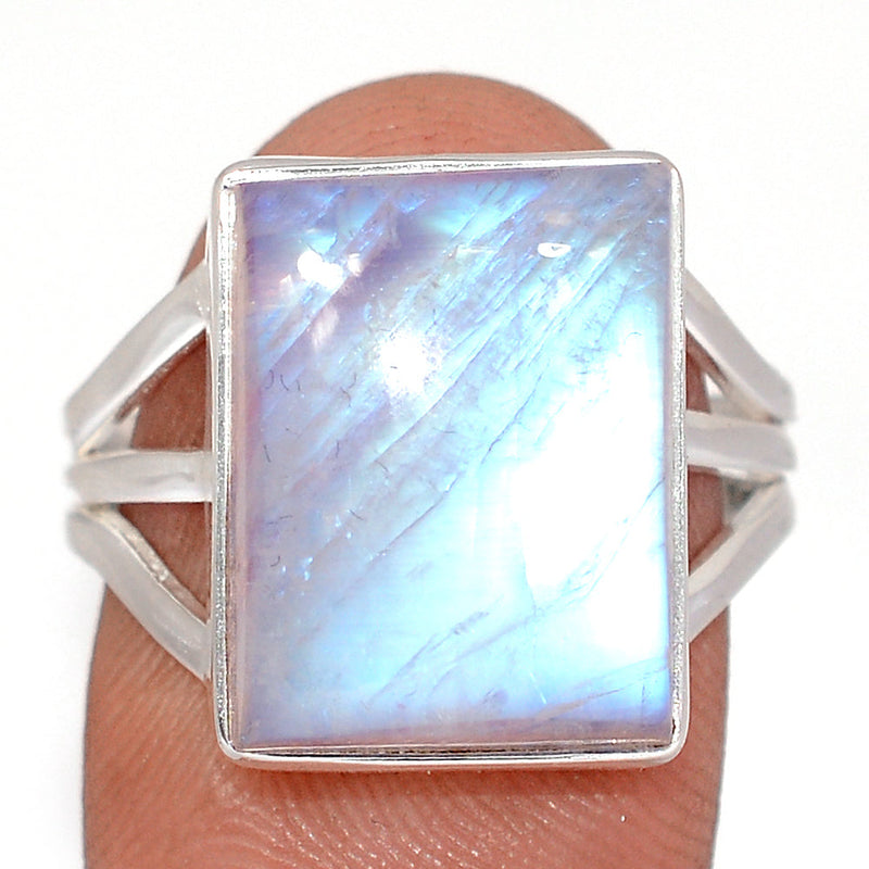 Blue Fire Moonstone Ring - BFMR5070