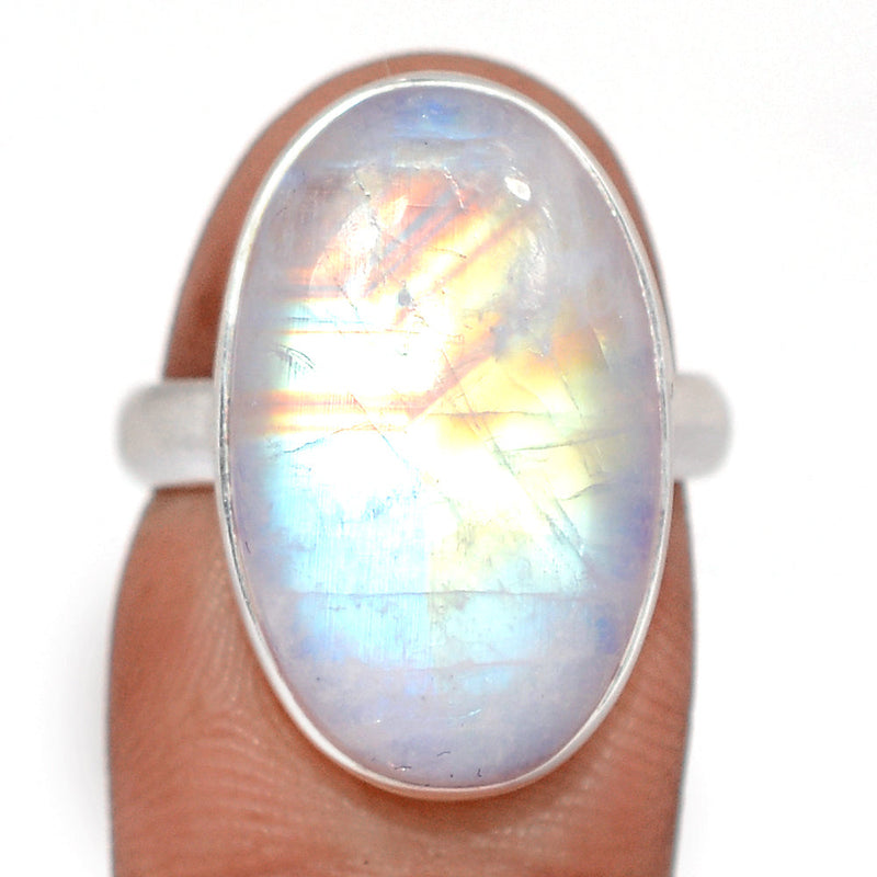 Blue Fire Moonstone Ring - BFMR5072